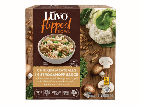 LUVO: Chicken Meatballs in Creamy Stroganoff, 8.5 oz