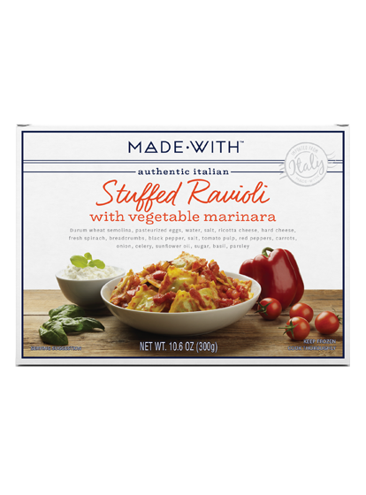 MADE WITH: Stuffed Ravioli with Vegetable Marinara, 10.6 oz