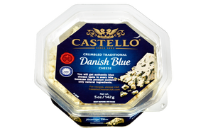 CASTELLO: Traditional Crumbled Danish Blue Cheese, 5 oz