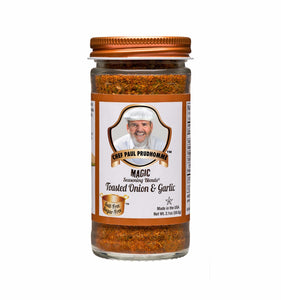 CHEF PAUL PRUDHOMME'S MAGIC SEASONING BLENDS:  Toasted Onion & Garlic, 2.1 oz