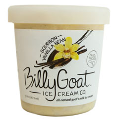 BILLY GOAT ICE CREAM CO.: Vanilla Bean Bourbon Ice Cream, 16 oz