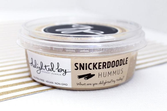 DELIGHTED BY HUMMUS: Hummus Snickerdoodle, 8 oz