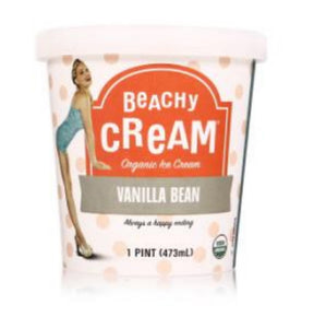 BEACHY CREAM: Vanilla Bean Ice Cream, 1 pint