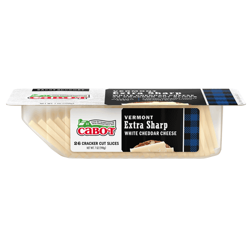 CABOT: Extra Sharp White Cheddar Cheese Cracker Slices, 7 oz