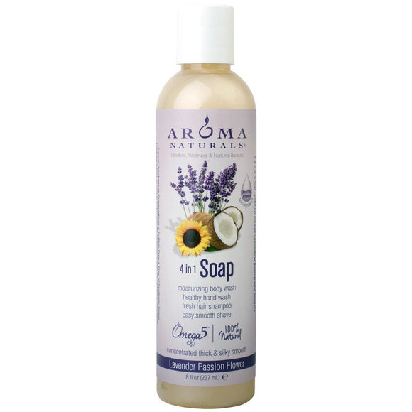 AROMA NATURALS: Soap Liquid Castle-Lavender, 8 oz