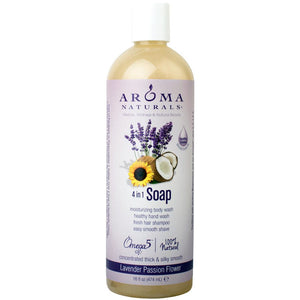 AROMA NATURALS: Soap Liquid Castle-Lavender, 16 oz