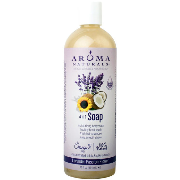 AROMA NATURALS: Soap Liquid Castle-Lavender, 16 oz