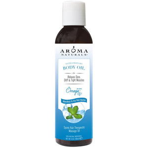 AROMA NATURALS: Menthol & Icy Hot Herbs Body Oil, 6 oz