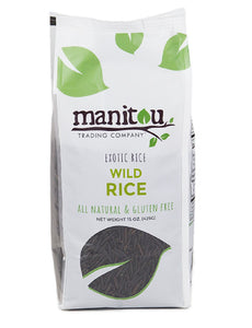 MANITOU: Wild Rice All Natural & Gluten-Free, 15 oz