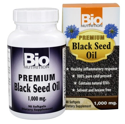 BIO NUTRITION: Black Seed Oil, 90 softgels